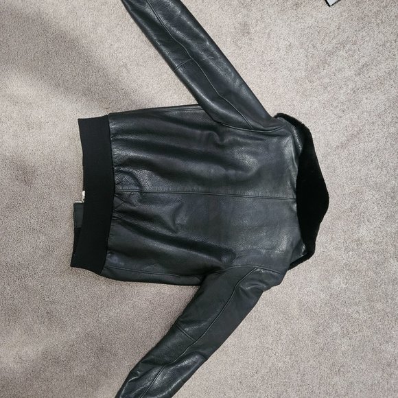 Women's Roots Leather Jacket size 6 - Picture 7 of 8